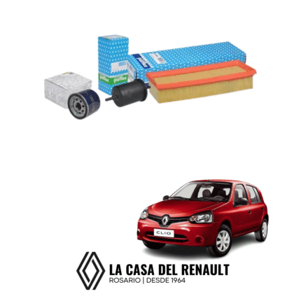 Kit de Filtros Clio 2/Mio 1.2 (D4F)