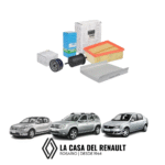Kit de Filtros Duster/Logan/Sandero 1.6 16v (K4M)